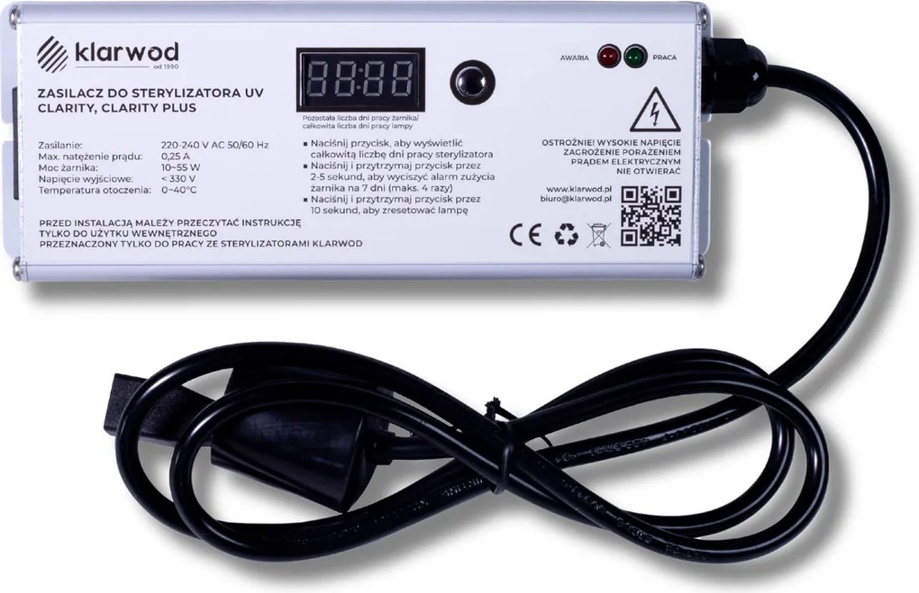 UV стерилизатор CLARITY 55W 3.3 м³/ч