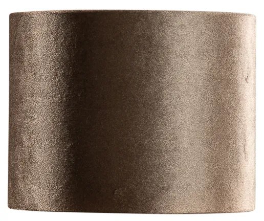 Кадифена абажура кафява със златно покритие 18/18/14