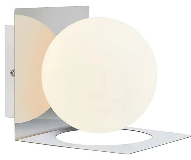 Стенна лампа в сребристо Zenit - Markslöjd