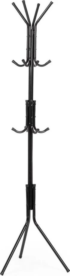 Черна метална стойка за връхни дрехи 42x172 cm Jorid – Yes Everyday