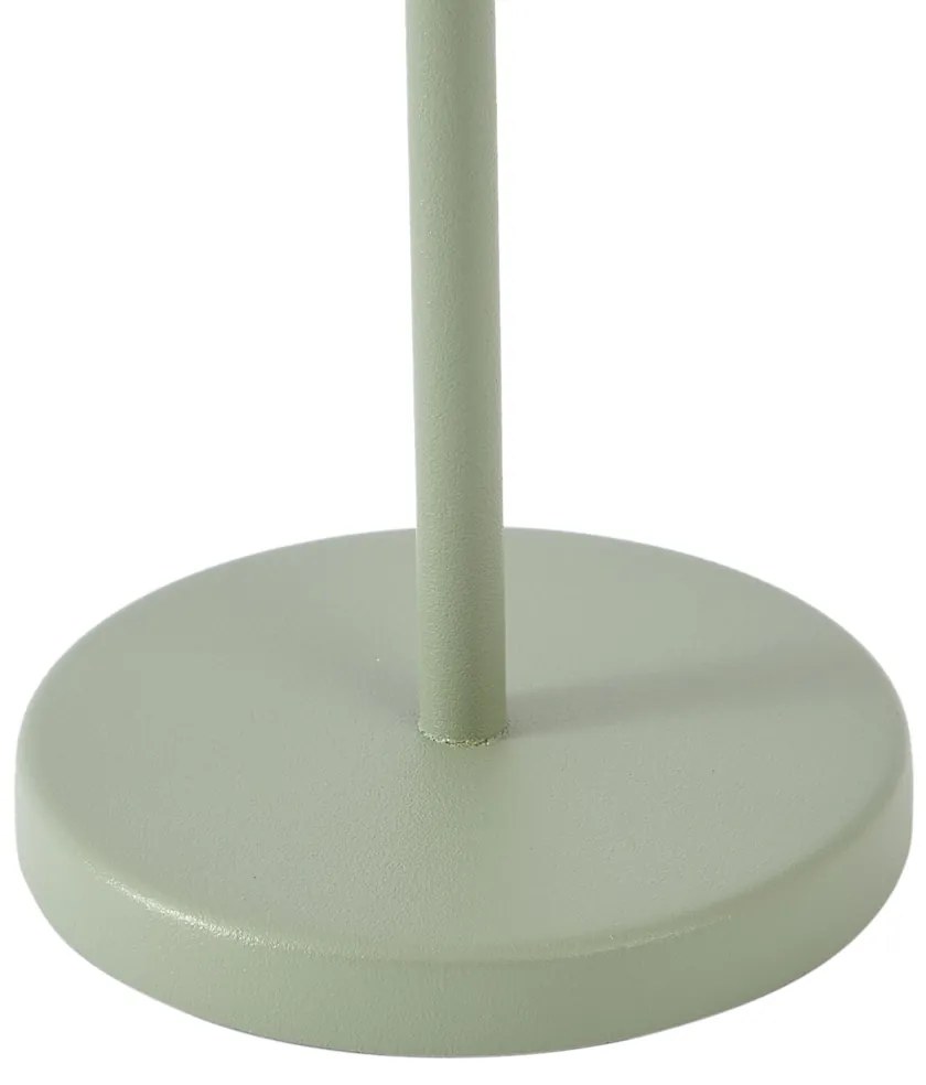 Настолна лампа зелена с LED IP54 акумулаторна със станция за зареждане - Squirrel