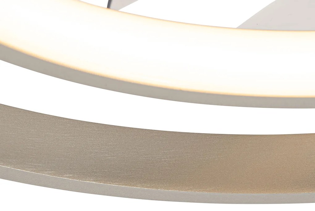 Стоманен вентилатор за таван 46,5 см с LED и дистанционно управление - Kees