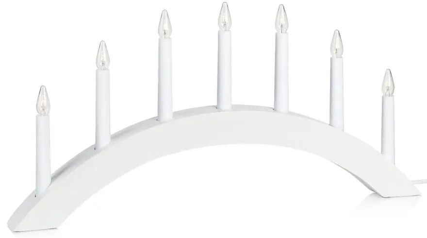 Бяла коледна светлинна украса Atle – Markslöjd