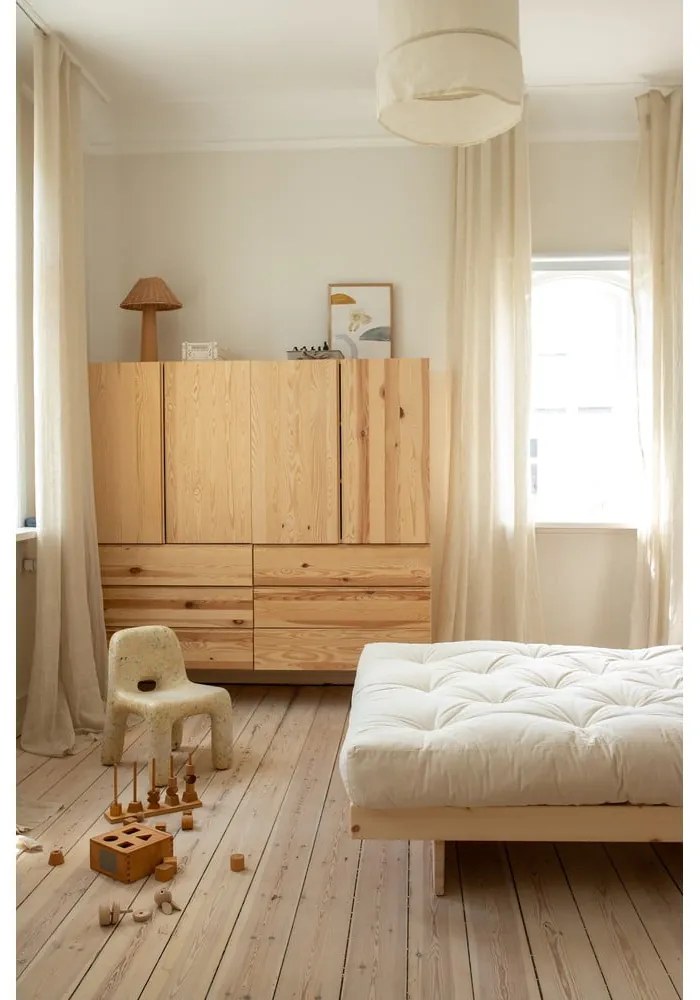 Двойно легло от борова дървесина 160x200 cm Kanso – Karup Design