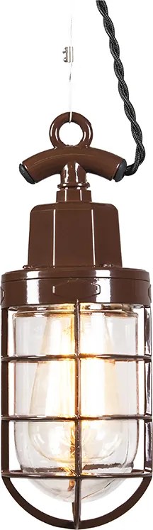 Висяща лампа Port кафява