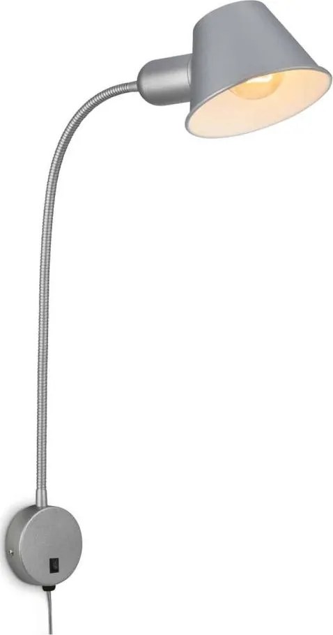 Briloner 2089-014 - Настенна лампа 1xE27/10W/230V матов хром