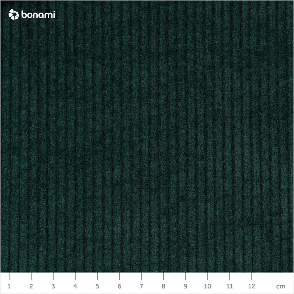 Тъмнозелен разтегателен диван от велур 196 cm Base – Karup Design