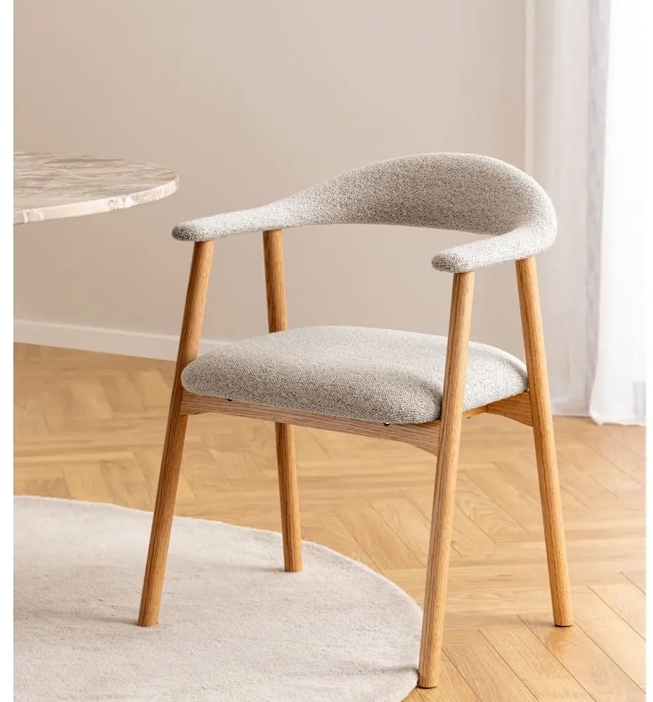 Бежов/естествен трапезен стол Addi – Actona