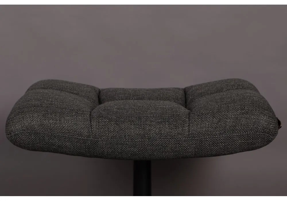 Тъмно сива табуретка за крака Bar - Dutchbone