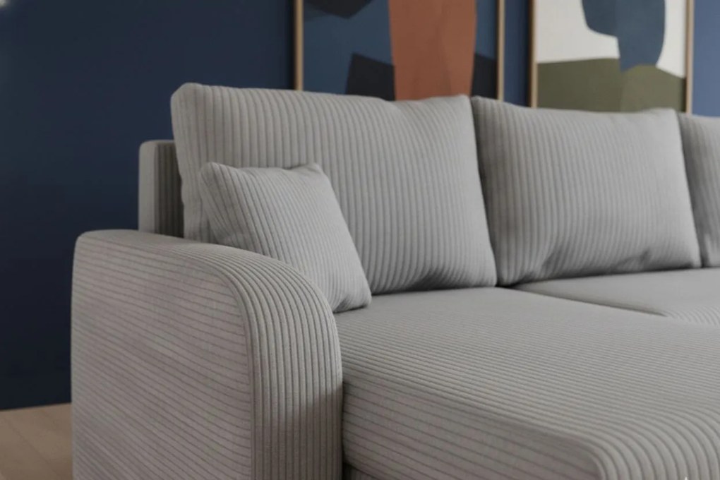 Ъглов диван Kris U-Gkri Anoixto