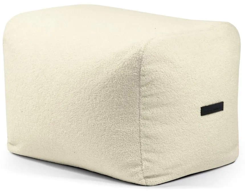 Кремав пуф от букле Plus 70 Lounge – SLOWDOWN