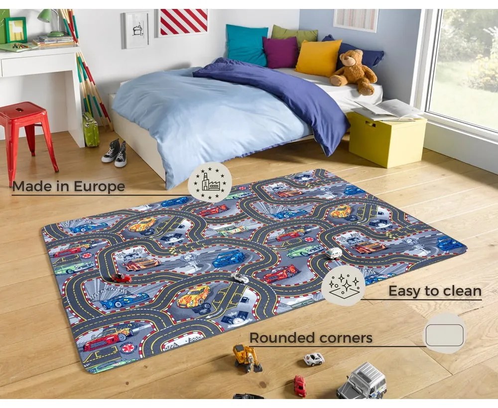 Детски бегач Игра , 90 x 200 cm Race Track - Hanse Home