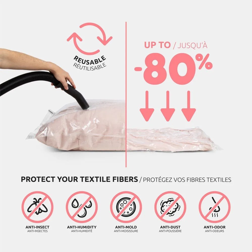 Вакуумни торбички в комплект от 2 броя Premium Valve S – Compactor