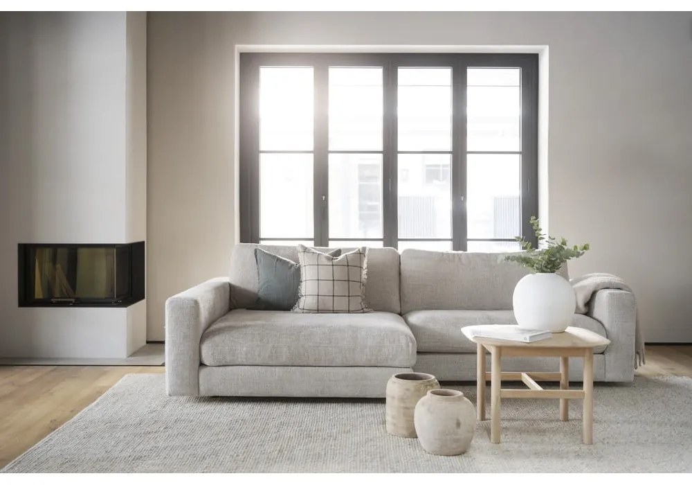 Кремав ъглов диван (ляв ъгъл) Duncan - Rowico