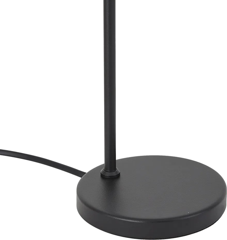 Модерна настолна лампа златиста с LED и димер с докосване - Neva