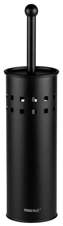 Четка за тоалетна Kinghoff KH 1812, 39.5см, Черна стомана