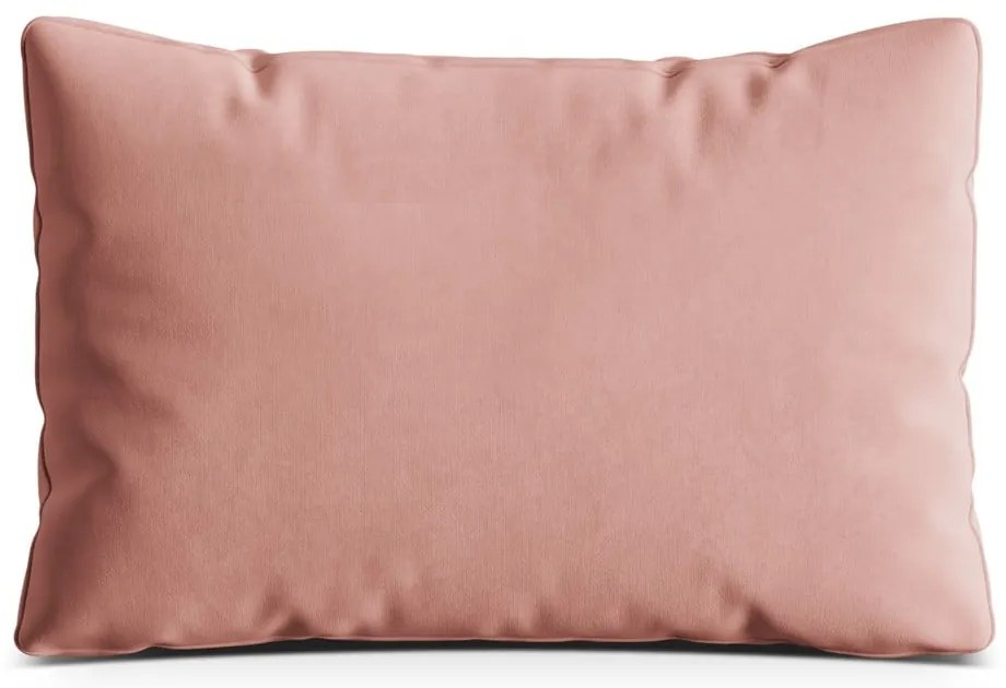 Розова кадифена възглавница за диван Kemi – Cosmopolitan Design