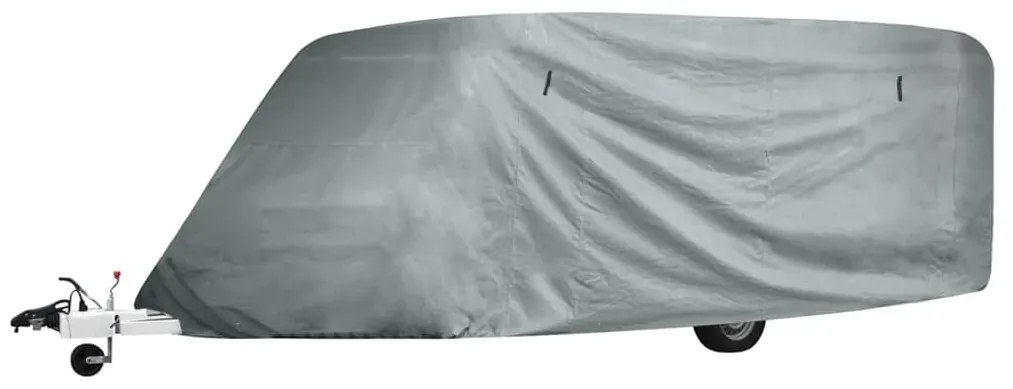 210094 vidaXL Покривало за каравана, сиво, размер M