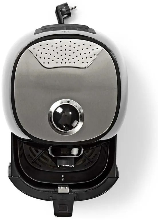 Разопакован: Уред за здравословно готвене Royalty Line RL-AF3.1, 1400W, 3 литра, 5 порции, Горещ въздух, Черен