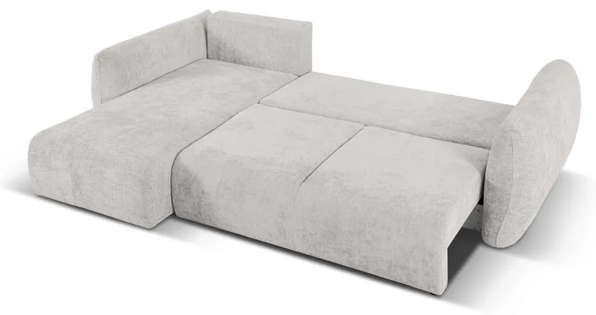 Светлосив ъглов диван (ляв ъгъл) Matera - Cosmopolitan Design