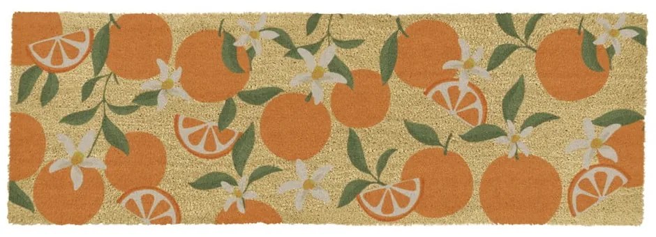 Изтривалка от кокосови влакна 40x120 cm Orange – Artsy Doormats