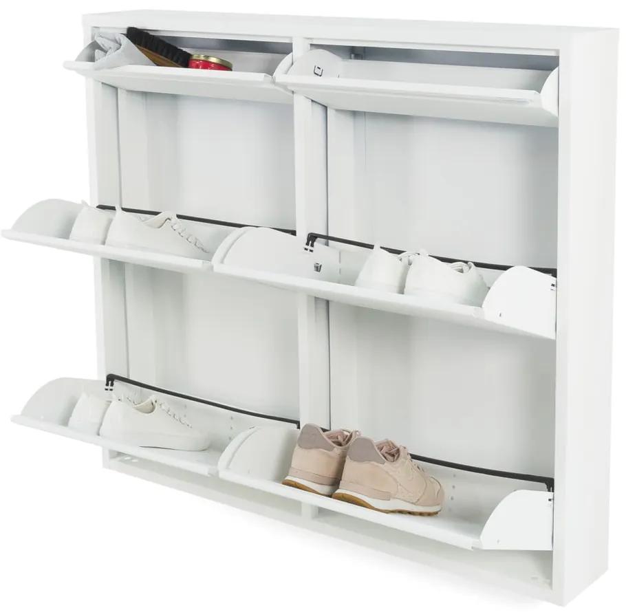 Бял метален шкаф за обувки Billy - Spinder Design