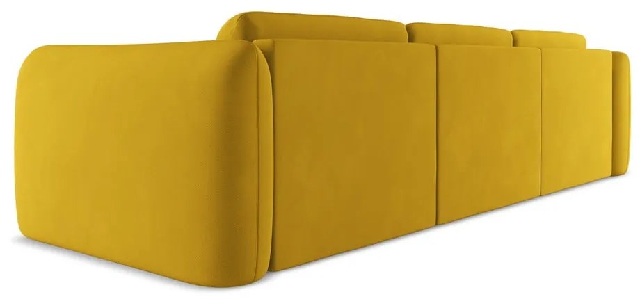 Жълт ъглов диван (ляв ъгъл) Hoku – Makamii