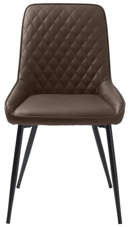 Тъмнокафяв трапезен стол Milton - Unique Furniture