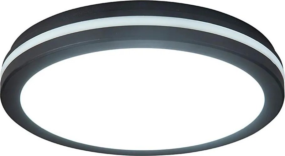 Prezent 70334 - LED димируемо външно таванно осветително тяло GARDEN LED/20W/230V IP65 черно