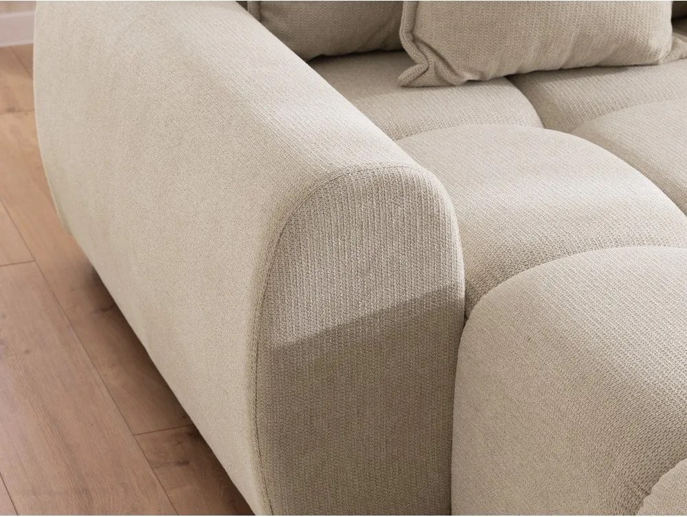 Бежов ъглов диван (ляв ъгъл) Albane – Ropez