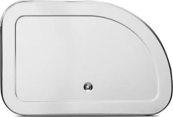 Кутия за хляб Brabantia Roll Top 646889, 11 л, 31.6x26.5 см, Специална структура, Инокс/Мат