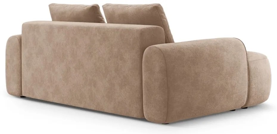 Светлокафяв кадифен диван 200 cm Linz – Cosmopolitan Design