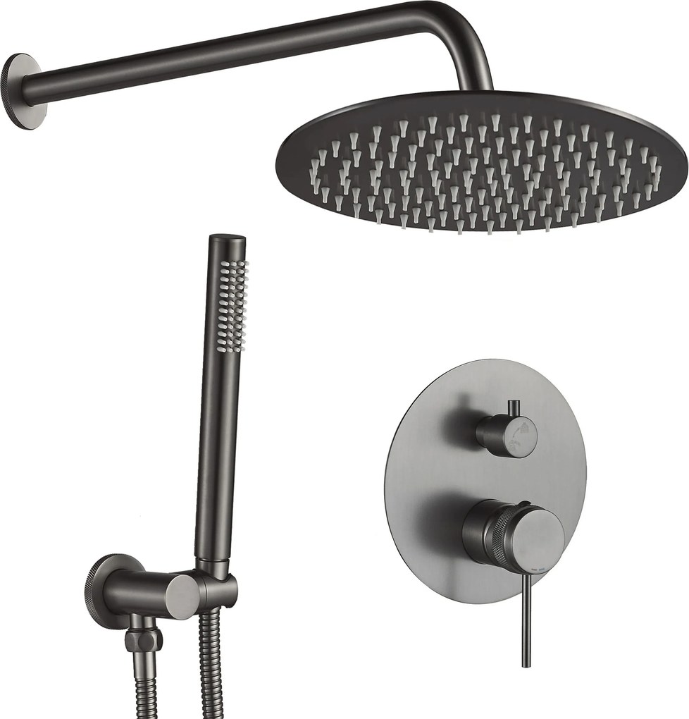 Душ система за вграждане Rea Lungo Grip Gun Grey