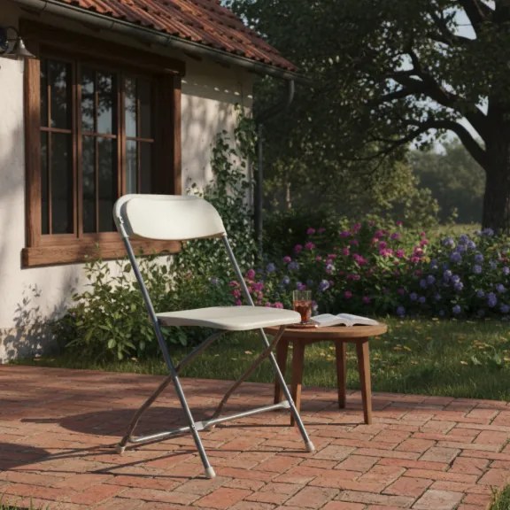 Сгъваем стол за кетъринг 49,5 x 45 x 81 cm Сив