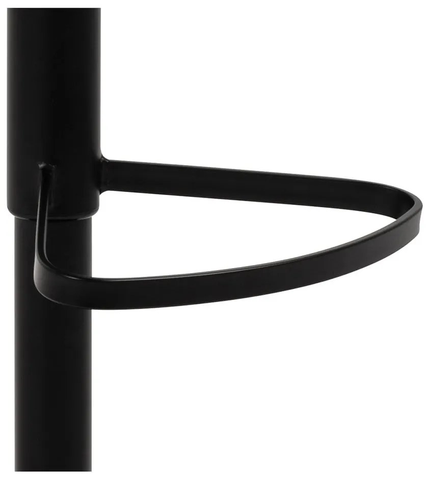 Черен и сив бар стол с регулируема височина (височина на седалката 55 см) Patricia - Actona