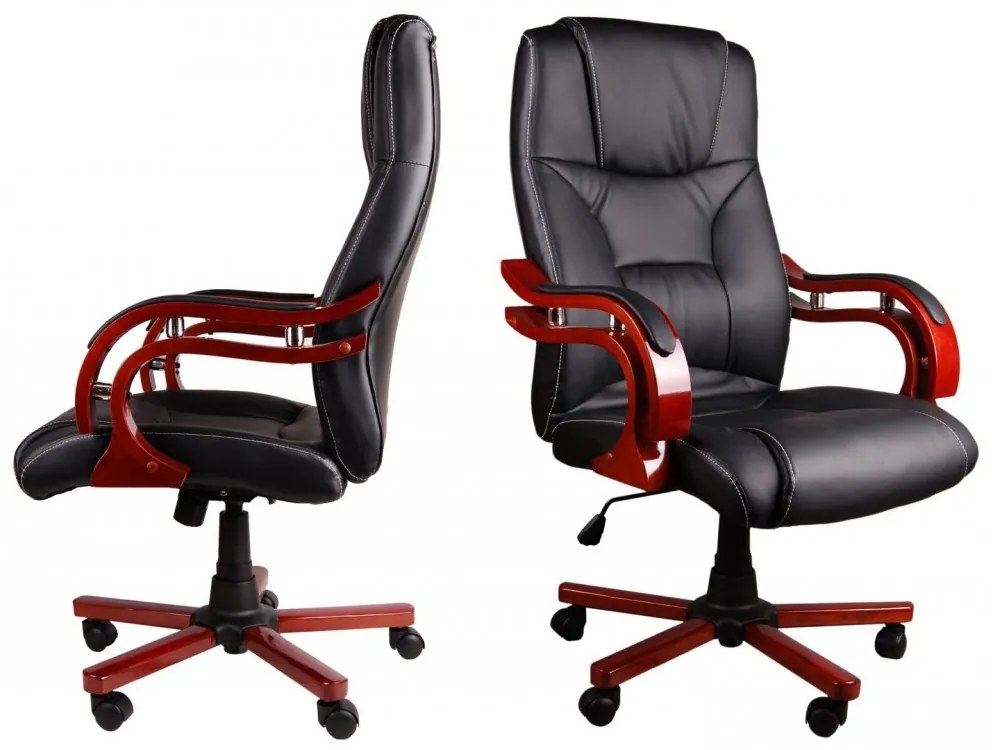 Черен масажен стол на колела с дистанционно управление BSL004M