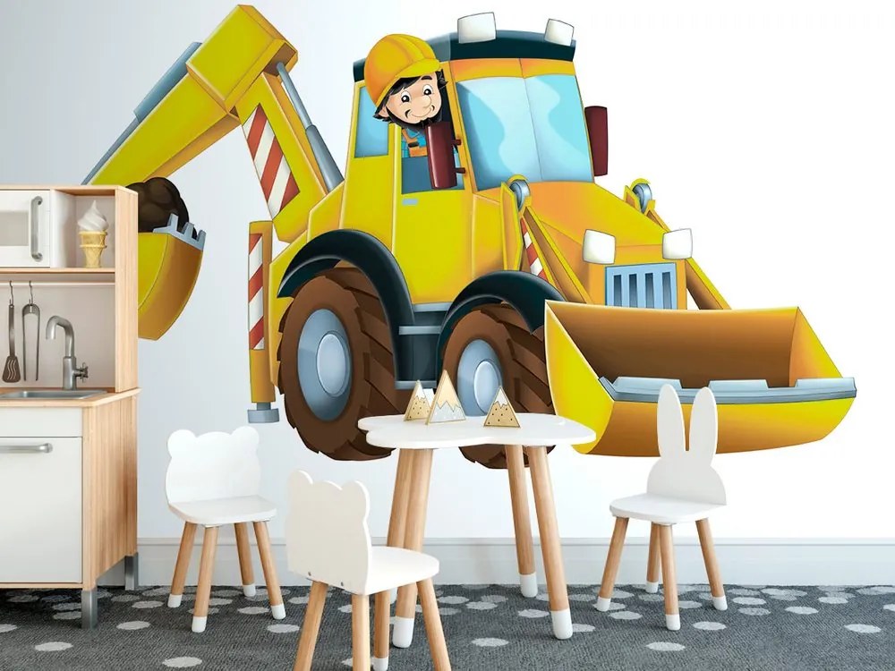 Тапет – Детски багер