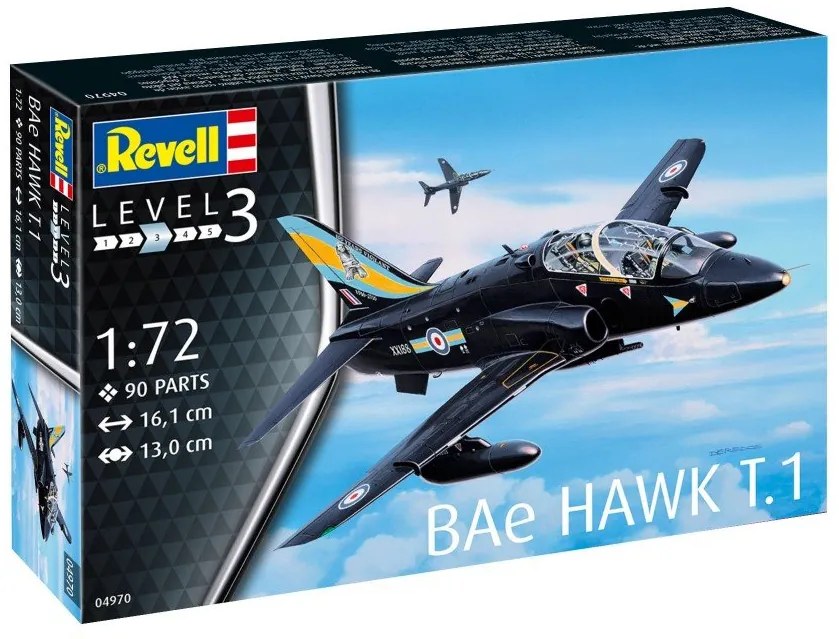 Revell - Сглобяем модел - Въртолет Бае Hawk T.1