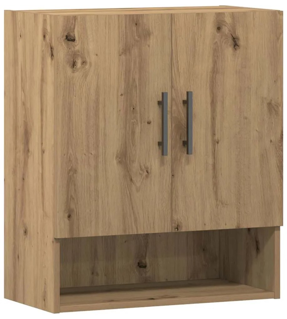 857299 vidaXL Стенен шкаф, дъб артизан, 60x31x70 см, инженерно дърво
