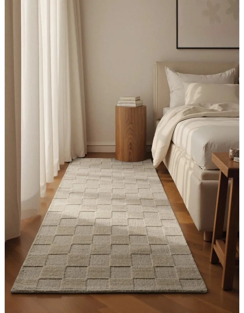 Кремава ръчно изработена вълнена пътека 80x200 cm Scala – Villeroy&amp;Boch