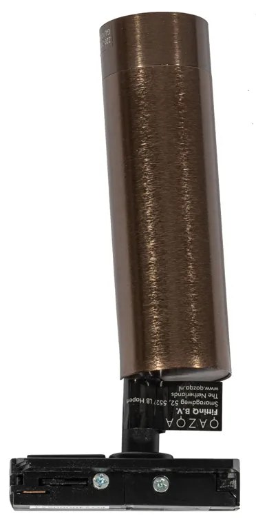 Модерен прожектор тъмно бронз за 1-фазна релсова система 35 мм - Iconic Jeana Luxe