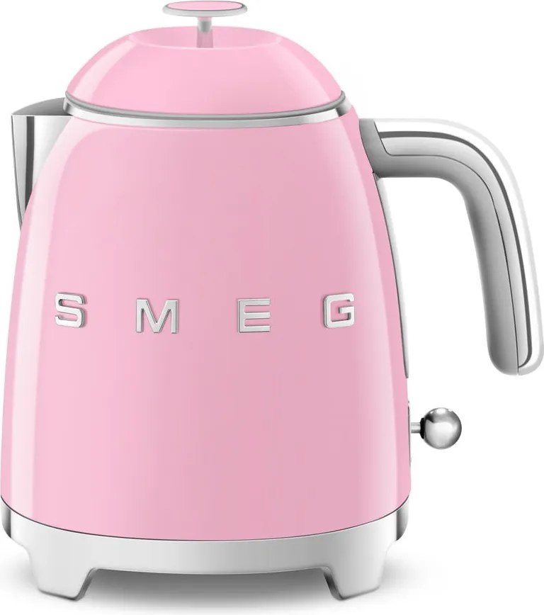 Розова електрическа кана от неръждаема стомана 800 ml Retro Style – SMEG