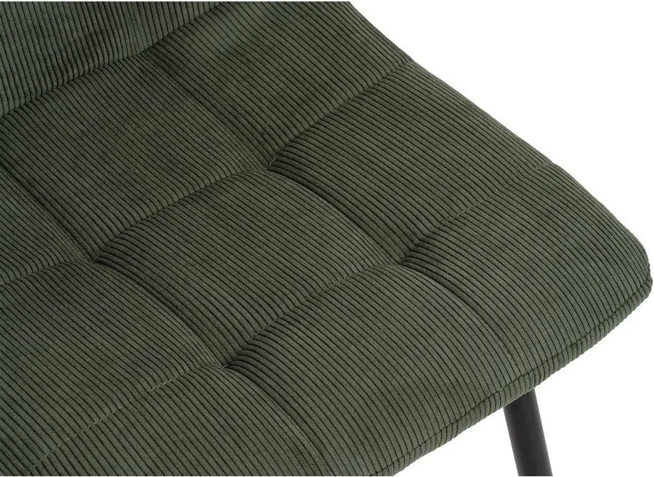 Зелени тапицирани трапезни столове в комплект 2 бр. Moseby – Bonami Essentials