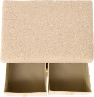 Детски сгъваем пуф atmosphera Ezzio, 40×38×50 cm, Букле, MDF