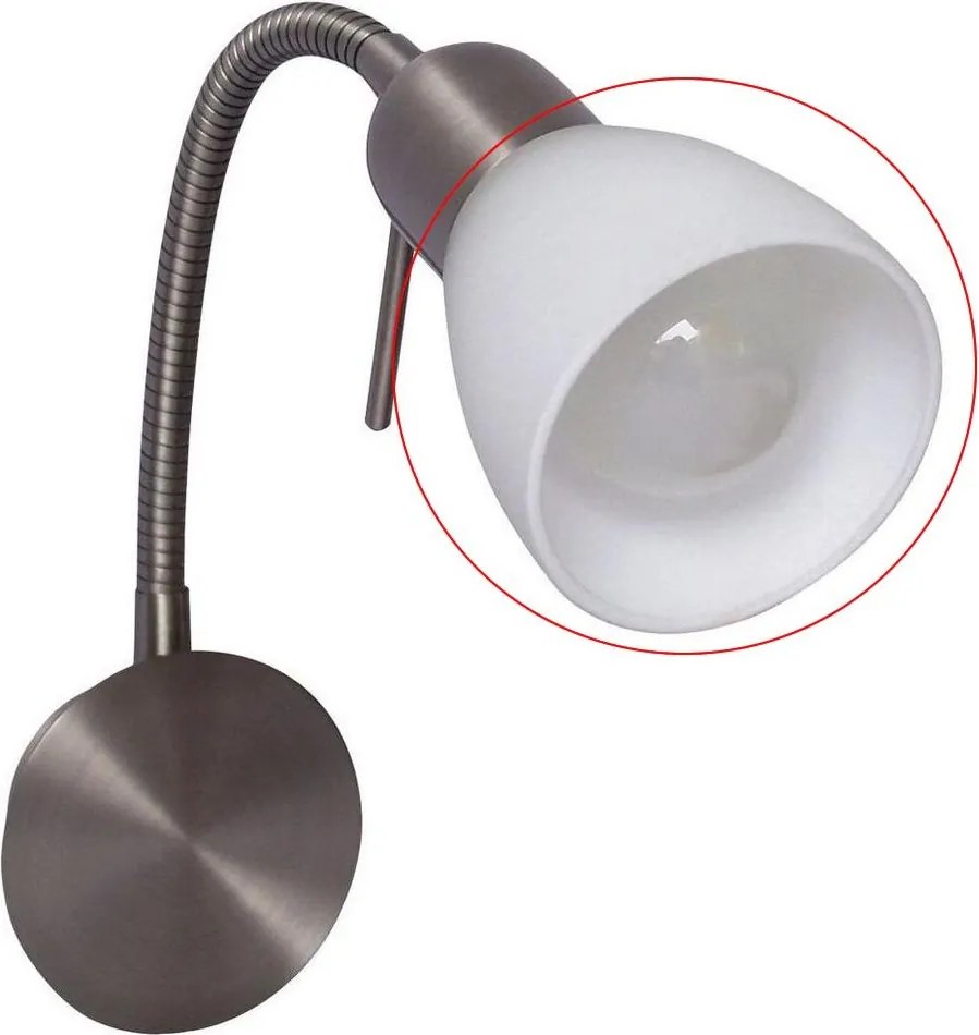 Rabalux - Резервно стъкло за стенна лампа SOMA E14