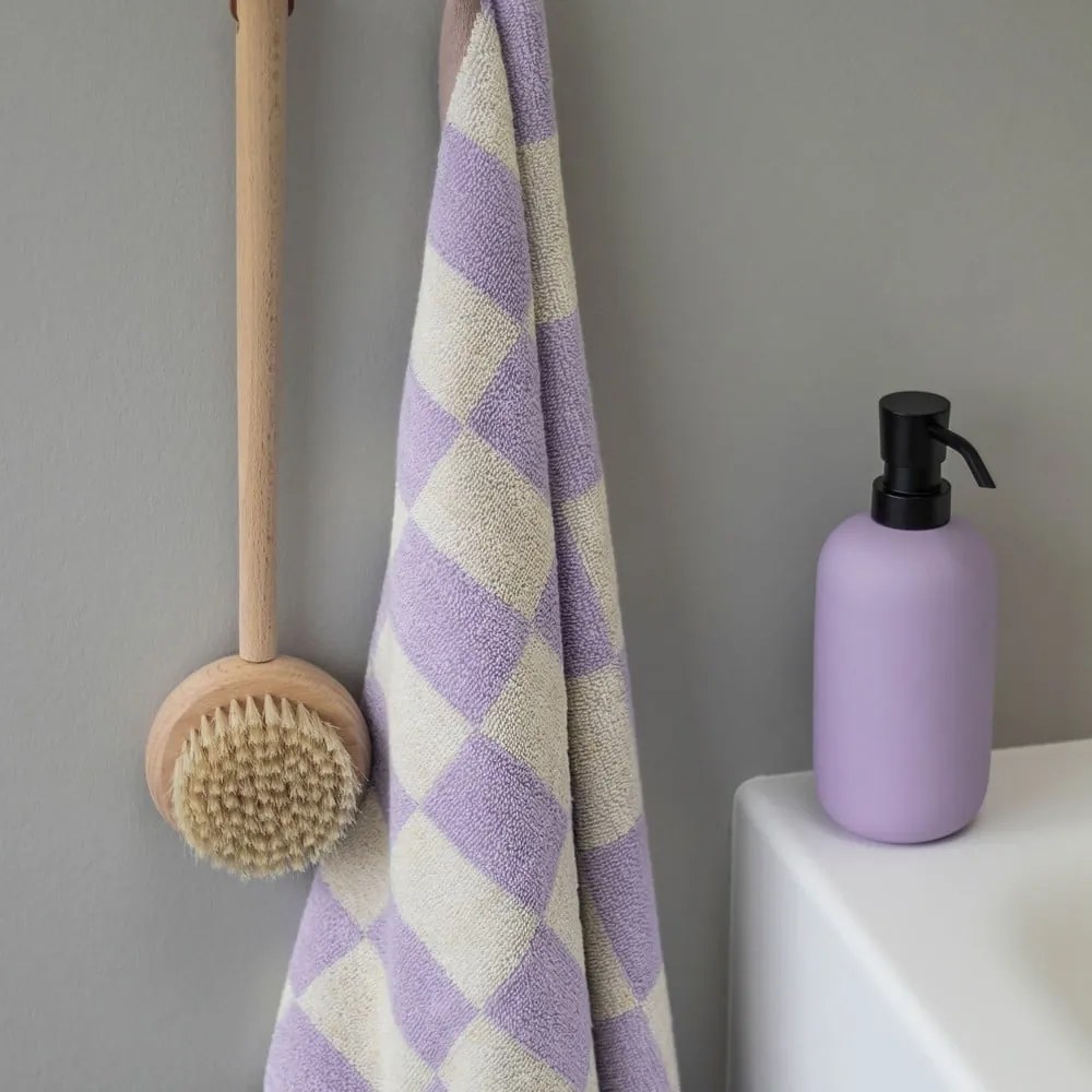 Светложълто-лилави кърпи от органичен памук в комплект от 2 броя 40x55 cm Retro - Mette Ditmer Denmark