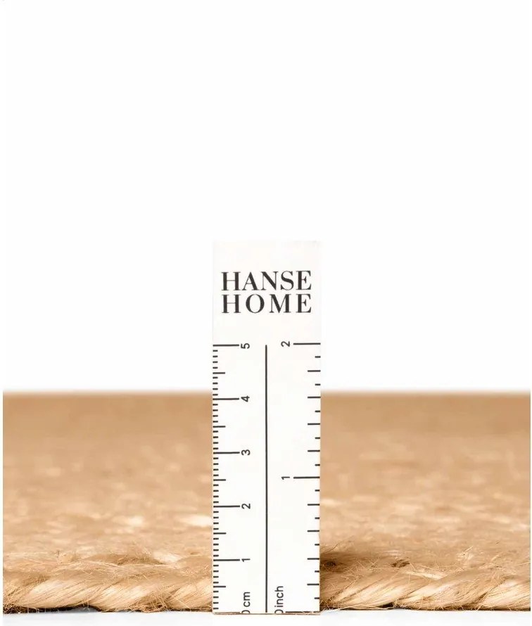 Двустранен ръчно изработен ютен килим в естествен цвят 160x230 cm Braided – Hanse Home