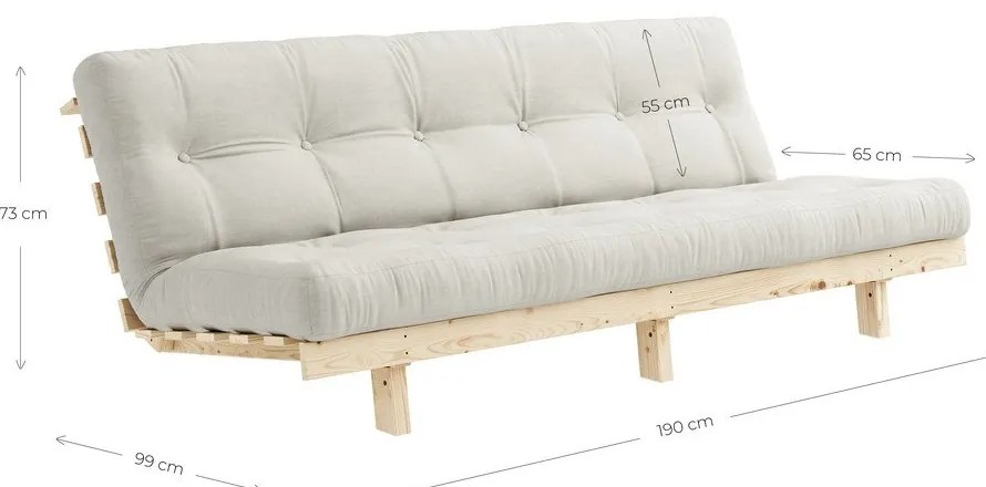 Променлив диван Linen Lean Raw - Karup Design