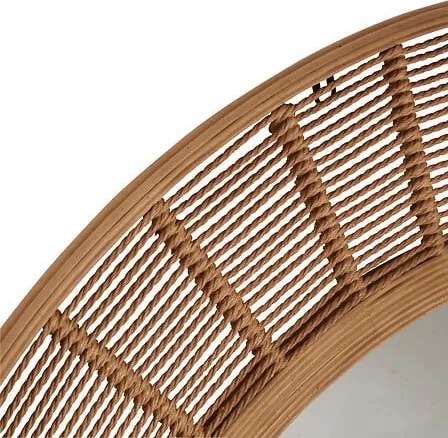 Огледало atmosphera Zelie, Бамбук, Ø91 cm