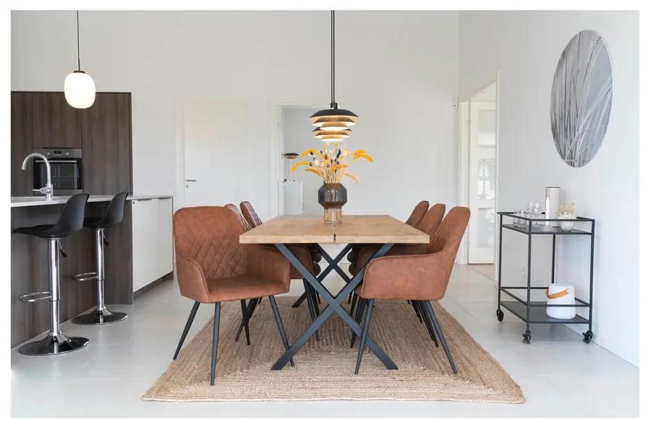 Комплект от 2 кафяви трапезни стола Harbo - House Nordic